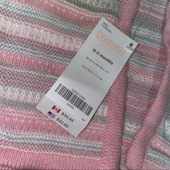 Gymboree - Pink - Sweater - 0-3months - Picture 3 of 4